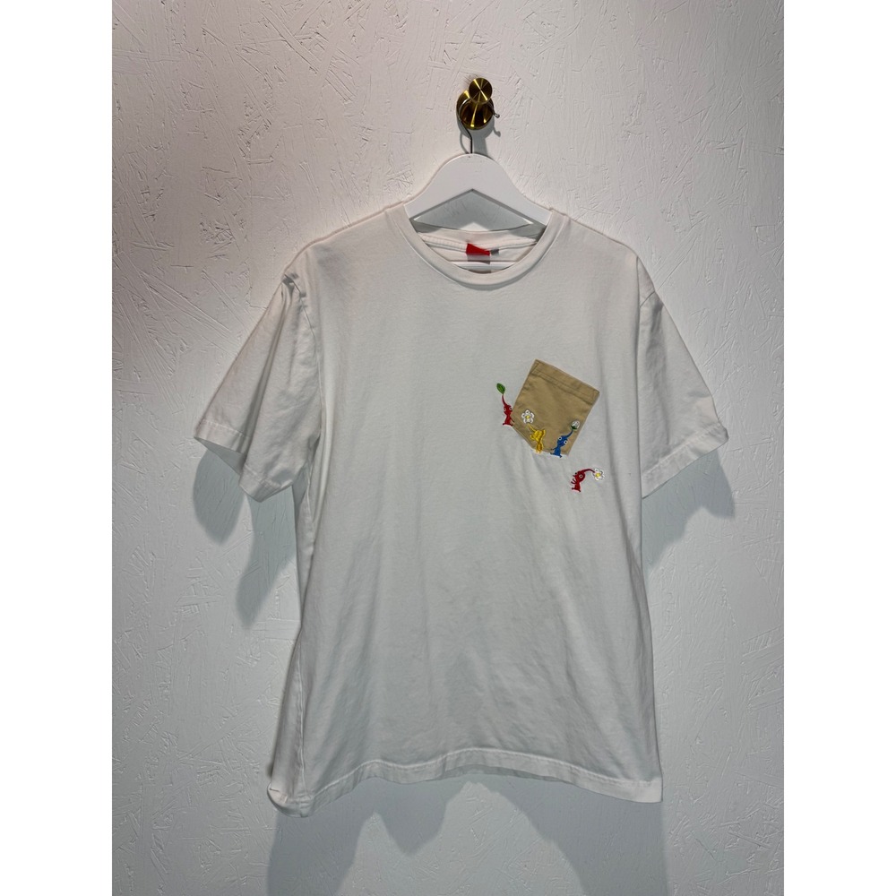 Nintendo Tokyo Limited Pikmin White Pocket T-Shirt Official Merch Mens XL